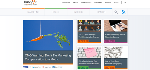 Blog Hubspot 2014, Crispy Content®