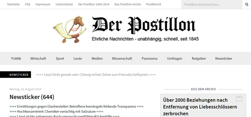 Blog Der Postillon 2014, Crispy Content®