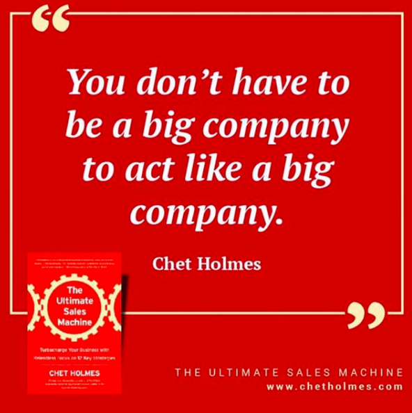 Quick-Read: Chet Holmes